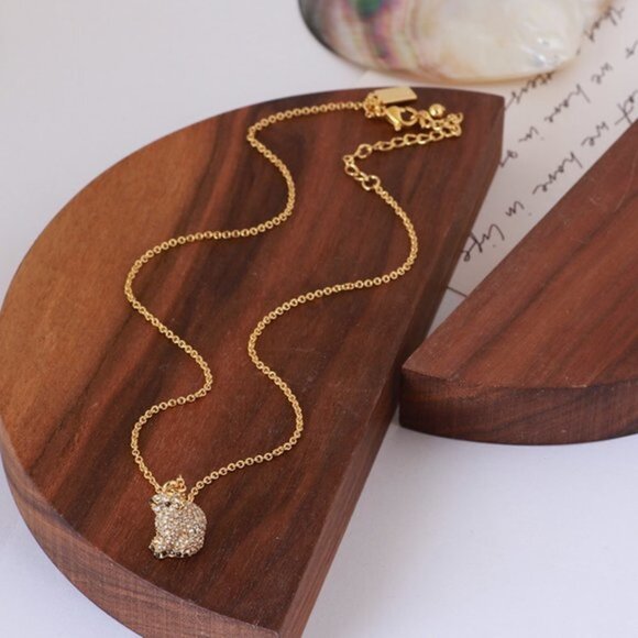 Kate Spade Cold Comforts Polar Bear Mini Pendant - Picture 2 of 4